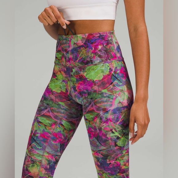 Lululemon Wunder Train High-Rise Tight 31" - Tall Size 4 Vivid Floral Brand New - Picture 3 of 3